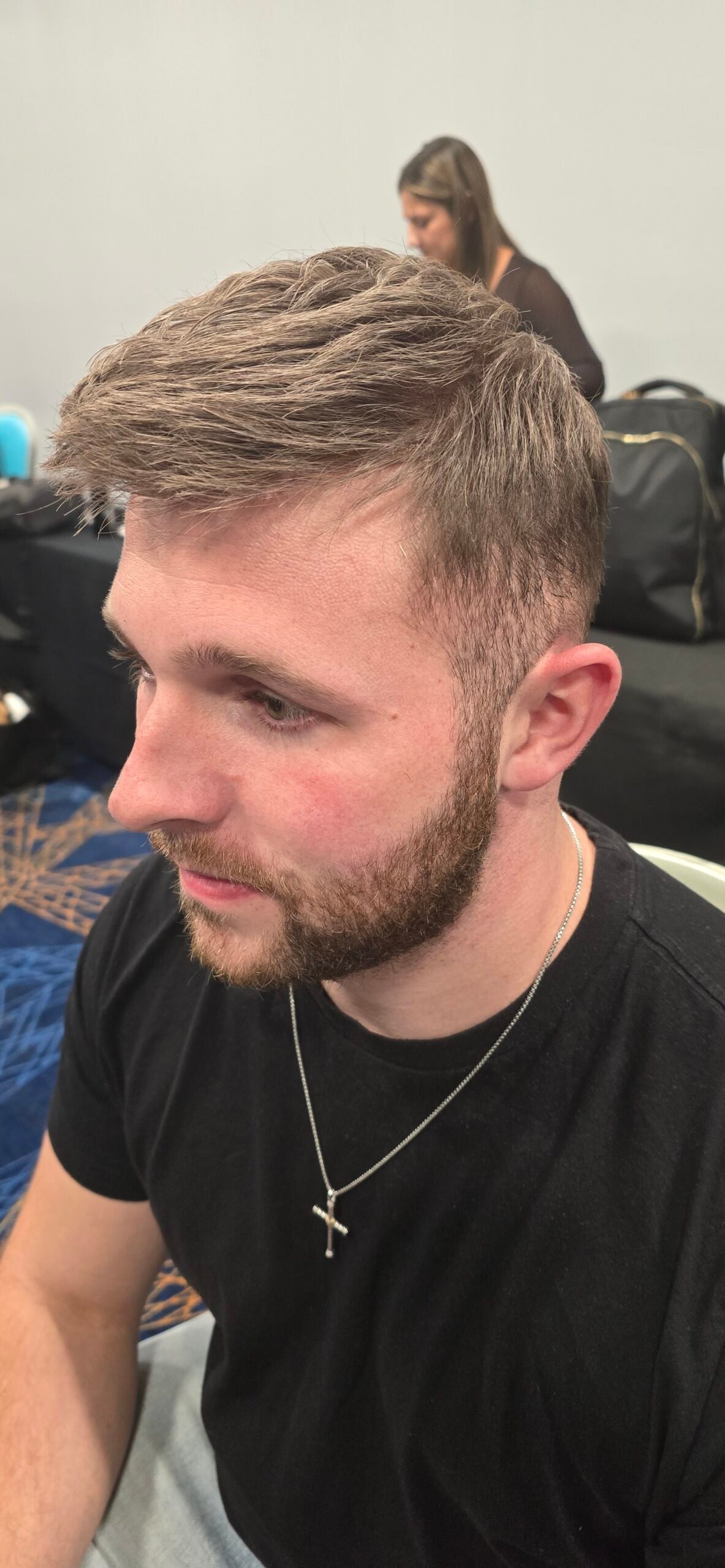 After hair replacement