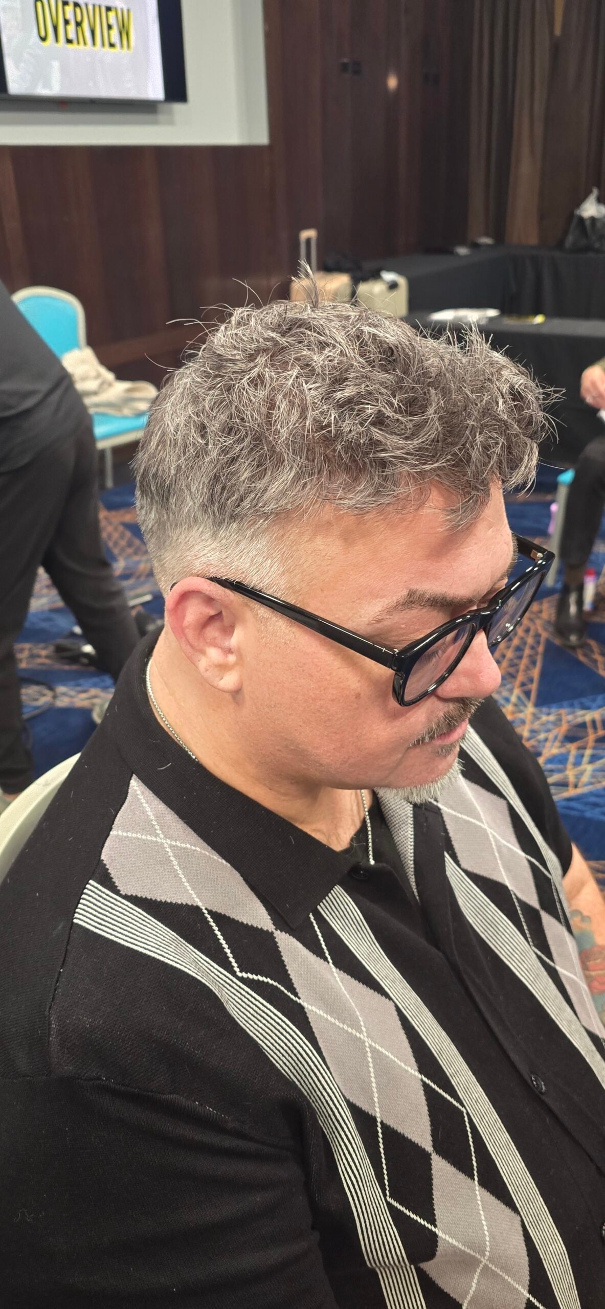 After hair replacement